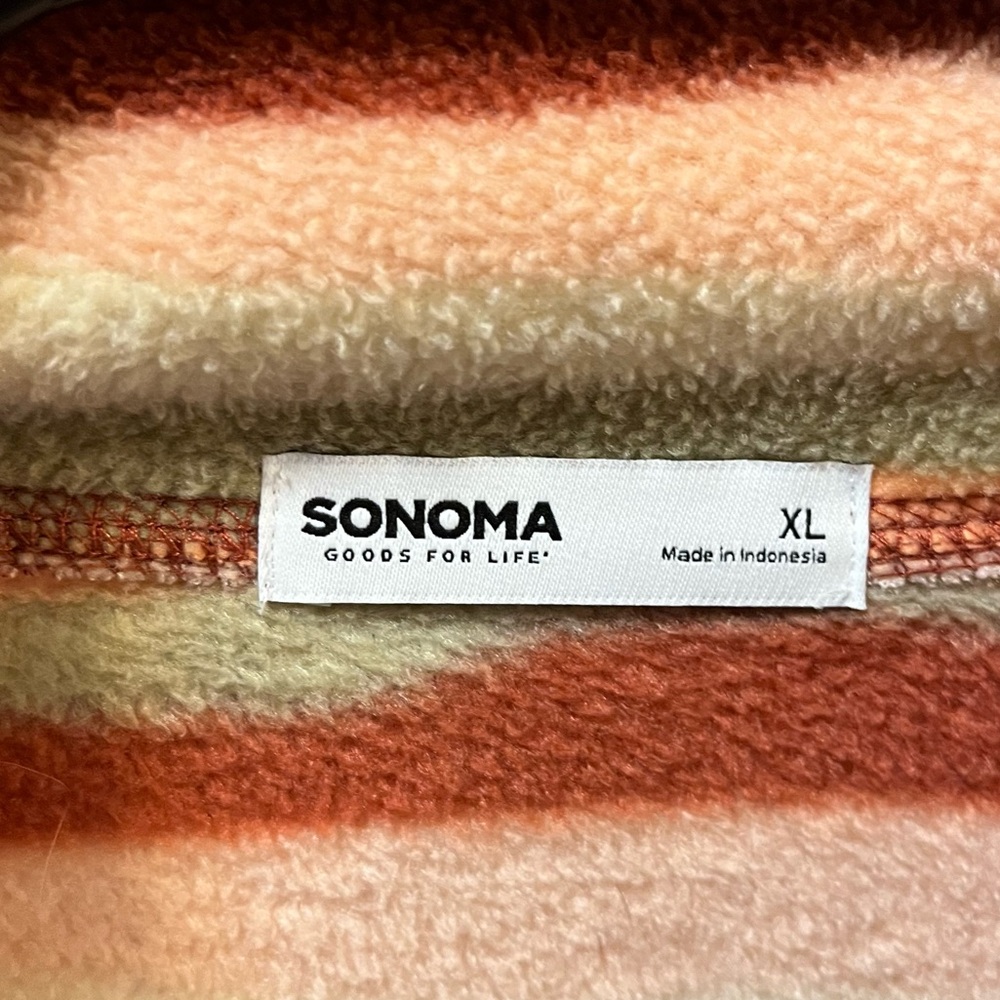 Women’s Sonoma Fleece Quarter Button Pullover XL - Picture 3 of 5